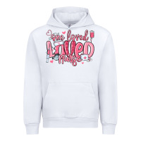White one loved nurse valentine's day Urban Hoodie - MaliasSmallBusiness