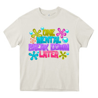 Cream one mental break dowm later Heavy Core Tee - CowhideDigitalArt