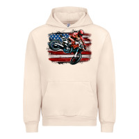 Sandshell dirt bike american flag Urban Hoodie - MaliasSmallBusiness