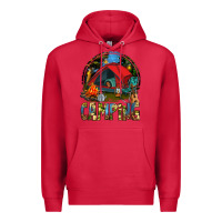 Cardinal camping Premium Hoodie - texasbilliewilder