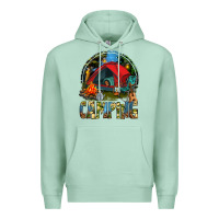 Seafoam camping Premium Hoodie - texasbilliewilder