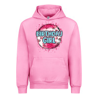 Fuchsia Pink birthday girl Urban Hoodie - MaliasSmallBusiness