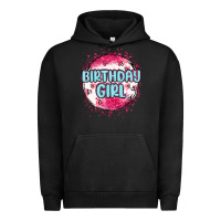 Pigment Black birthday girl Urban Hoodie - MaliasSmallBusiness