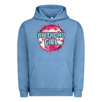 Pigment Pebble Blue birthday girl Urban Hoodie - MaliasSmallBusiness
