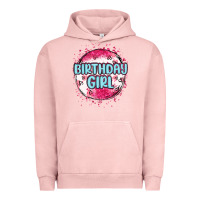 Pigment Salmon birthday girl Urban Hoodie - MaliasSmallBusiness