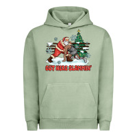 Pigment Oil Green out here slammin' Urban Hoodie - MaliasSmallBusiness