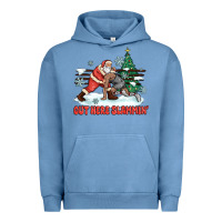 Pigment Pebble Blue out here slammin' Urban Hoodie - MaliasSmallBusiness