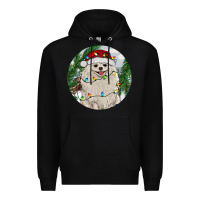 Black Pomeranian And Farm Premium Hoodie - RanaPortraitStore