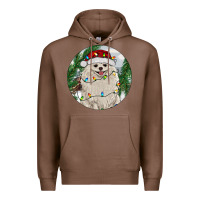Chestnut Pomeranian And Farm Premium Hoodie - RanaPortraitStore