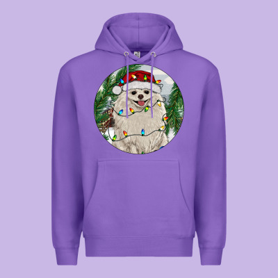 Premium Hoodie Pomeranian And Farm