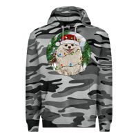 Slate Camo Pomeranian And Farm Premium Hoodie - RanaPortraitStore