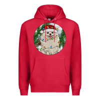 Cardinal Pomeranian And Farm Premium Hoodie - RanaPortraitStore