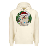 Sandshell Pomeranian And Farm Premium Hoodie - RanaPortraitStore