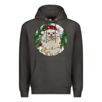 Smoke Pomeranian And Farm Premium Hoodie - RanaPortraitStore