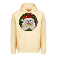 Pina Colada Christmas pomeranian Premium Hoodie - RanaPortraitStore