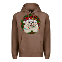 Chestnut Christmas pomeranian Premium Hoodie - RanaPortraitStore