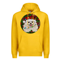 Lemon Christmas pomeranian Premium Hoodie - RanaPortraitStore