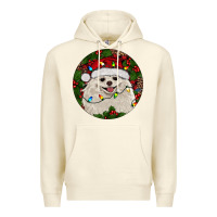 Sandshell Christmas pomeranian Premium Hoodie - RanaPortraitStore