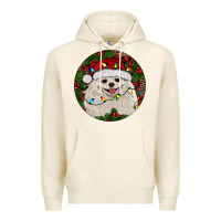 Tofu Christmas pomeranian Premium Hoodie - RanaPortraitStore