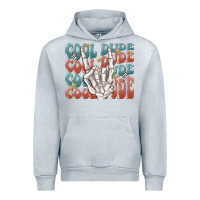Heather Grey cool dude Urban Hoodie - MaliasSmallBusiness