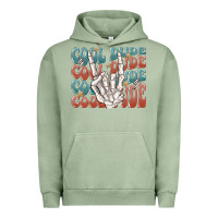 Pigment Oil Green cool dude Urban Hoodie - MaliasSmallBusiness