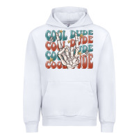 White cool dude Urban Hoodie - MaliasSmallBusiness