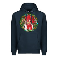 Navy Roaster Christmas Premium Hoodie - RanaPortraitStore