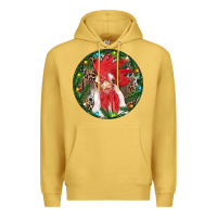 Antique Gold Roaster Christmas Premium Hoodie - RanaPortraitStore