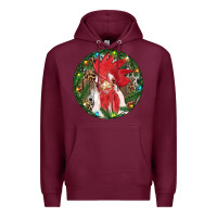 Burgundy Roaster Christmas Premium Hoodie - RanaPortraitStore