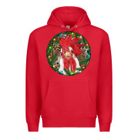 Red Roaster Christmas Premium Hoodie - RanaPortraitStore