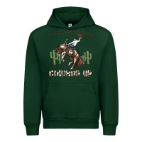 Forest Green when the going gets tough cowboy up Urban Hoodie - MaliasSmallBusiness