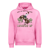 Fuchsia Pink when the going gets tough cowboy up Urban Hoodie - MaliasSmallBusiness