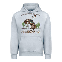 Heather Grey when the going gets tough cowboy up Urban Hoodie - MaliasSmallBusiness