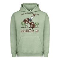 Pigment Oil Green when the going gets tough cowboy up Urban Hoodie - MaliasSmallBusiness