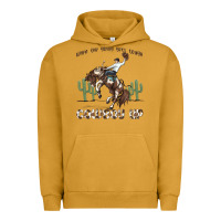 Pigment Peanut Butter when the going gets tough cowboy up Urban Hoodie - MaliasSmallBusiness