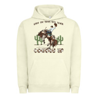 Pigment Pistachio when the going gets tough cowboy up Urban Hoodie - MaliasSmallBusiness
