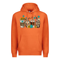 Carrot coffee cups bull skull with gemstones Premium Hoodie - texasbilliewilder