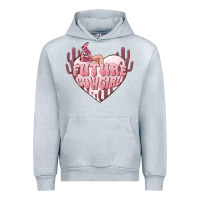 Heather Grey future cowgirl Urban Hoodie - MaliasSmallBusiness