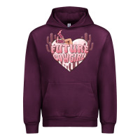 Mauve Wine future cowgirl Urban Hoodie - MaliasSmallBusiness