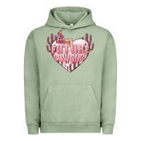 Pigment Oil Green future cowgirl Urban Hoodie - MaliasSmallBusiness