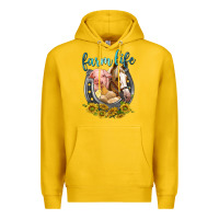 Lemon chicken pig horse farm life Premium Hoodie - texasbilliewilder