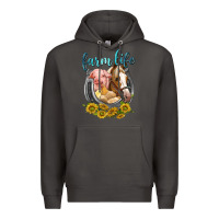 Smoke chicken pig horse farm life Premium Hoodie - texasbilliewilder