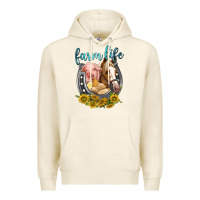 Tofu chicken pig horse farm life Premium Hoodie - texasbilliewilder