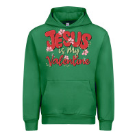 Emerald jesus is my valentine Urban Hoodie - MaliasSmallBusiness