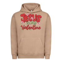 Pigment Burro jesus is my valentine Urban Hoodie - MaliasSmallBusiness