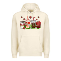 Tofu coffee cups lady bug with daisies Premium Hoodie - texasbilliewilder