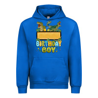 Cobalt customized dinosaur birthday boy Urban Hoodie - MaliasSmallBusiness