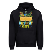 Foreset Green customized dinosaur birthday boy Urban Hoodie - MaliasSmallBusiness
