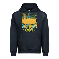Navy customized dinosaur birthday boy Urban Hoodie - MaliasSmallBusiness