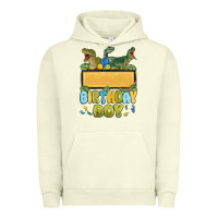 Pigment Pistachio customized dinosaur birthday boy Urban Hoodie - MaliasSmallBusiness